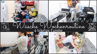 XXL Wäsche Wochenroutine / Week of Laundry/ Wäsche A-Z / 1 Woche Wäsche 4 köpfige Familie