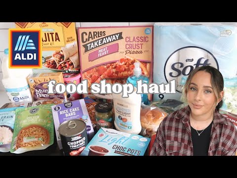 Aldi Food Shop Haul : low calorie snacks & weekly top up shop!