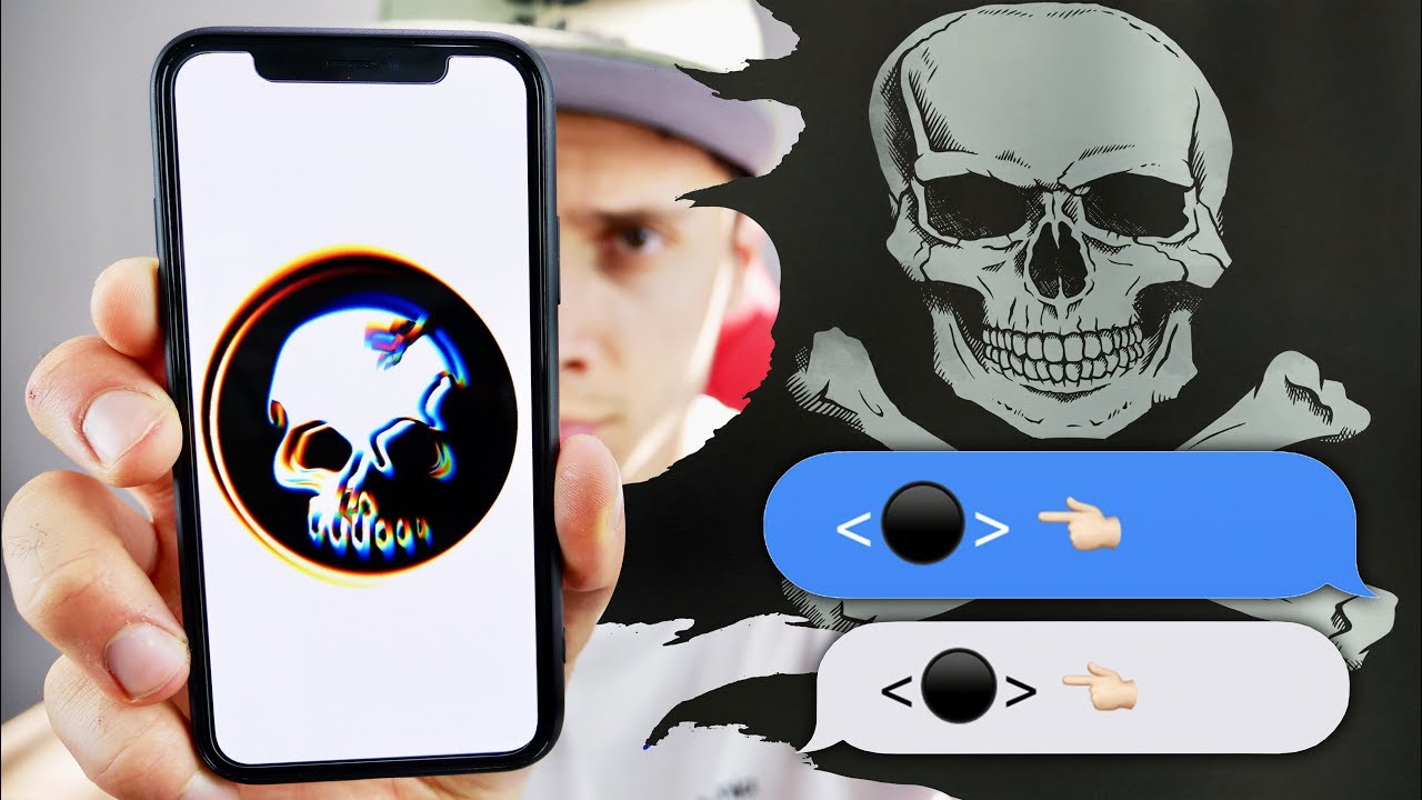 The Black Dot of Death Crashes iPhones! Beware - YouTube