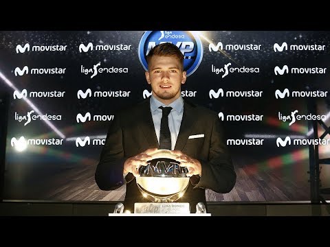 Luka Doncic recoge el MVP Movistar de la Liga Endesa 2017-18