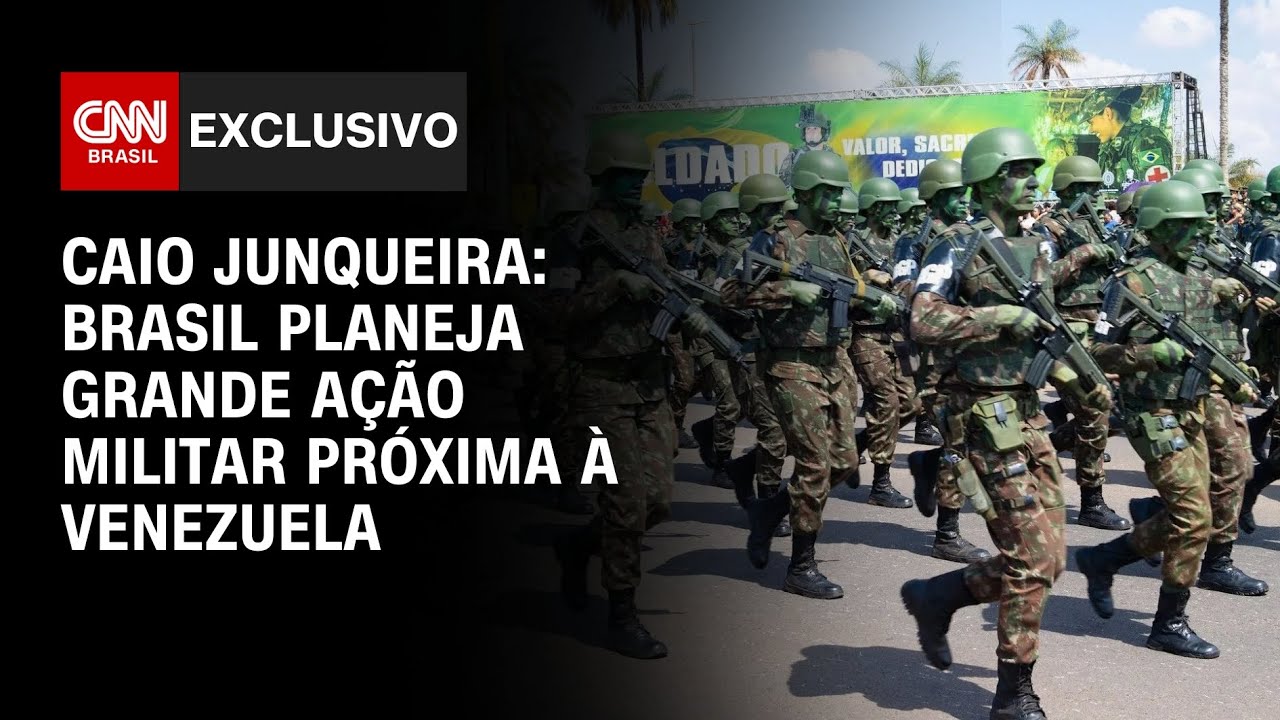 Caio Junqueira: Brasil planeja grande ação militar próxima à Venezuela | BASTIDORES CNN