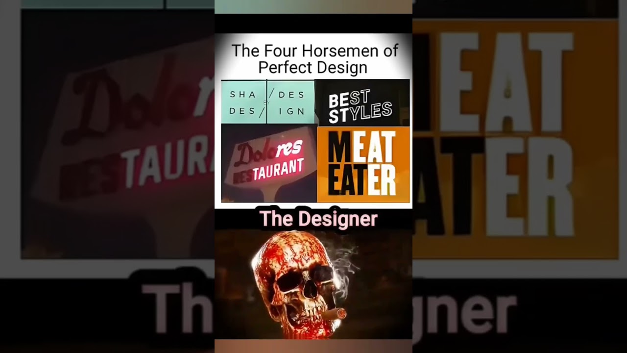 The four horsemen of perfect design #memes #jokes
