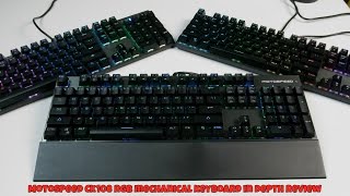 Motospeed CK108 RGB Mechanical Keyboard In-depth R