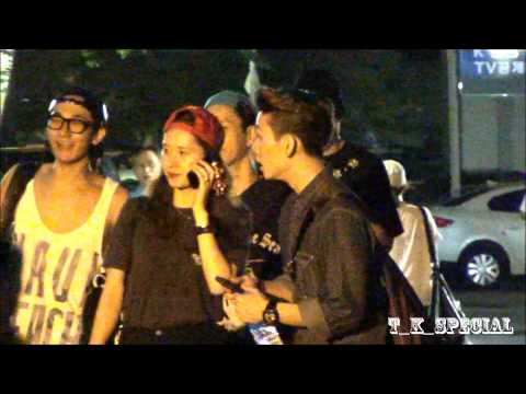 130830 뮤직뱅크 퇴근길 KWONTWINS