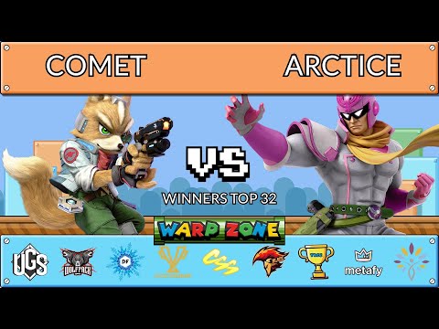 Warp Zone - Winners Top 32 - Comet(Fox) Vs. Arctice(Captain Falcon)