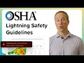 OSHA Lightning Safety Rules 2025