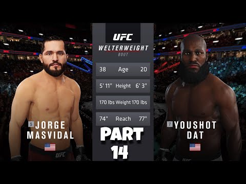 EA UFC 4 LIVE GAMEPLAY CAREER ( HARD MODE )  | PART:14 | PS4 PRO | YOUSHOTDAT