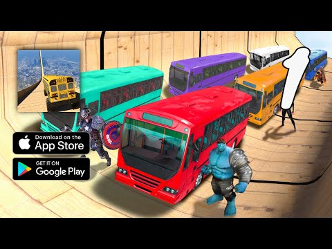 Bus Stunt Simulator - Bus Game Gameplay Walkthrough Part 1 (Android, IOS)