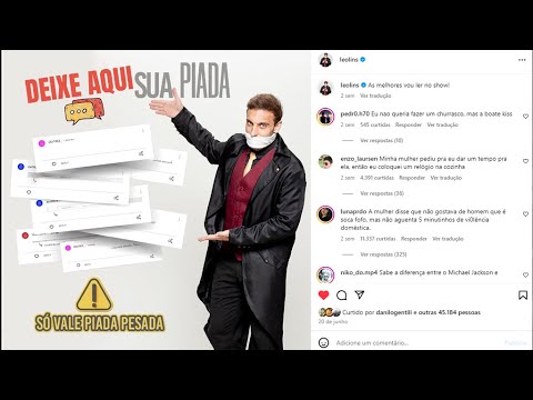 LÉO LINS - LENDO AS PIADAS PESADAS QUE VOCÊS ENVIARAM!