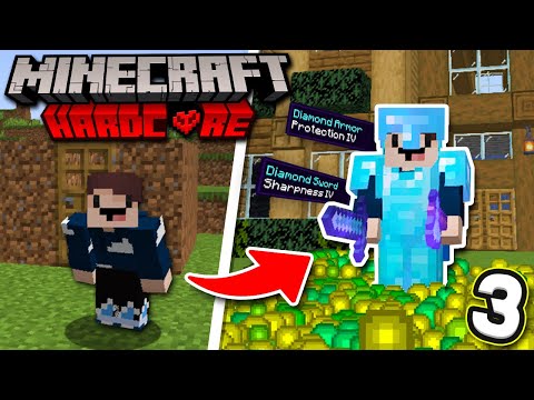 Draxxly - I Became OVERPOWERED in Hardcore Minecraft...