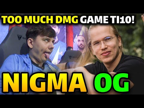 NIGMA vs OG Game 3 TI10 - WTF IS THIS? INSANE DMG STRAT!