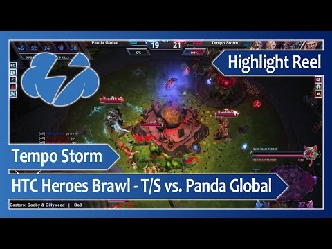 HTC Heroes of the Storm Brawl, Group Stage ‒ Tempo Storm vs. Panda Global ‒ Highlight Reel