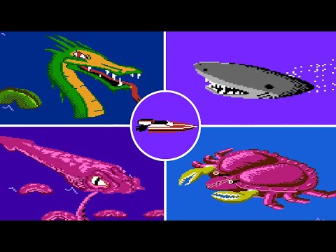 Game n°151 - Cobra Triangle ( NES ) All bosses