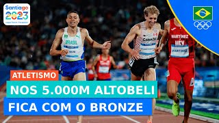 JOGOS PAN-AMERICANOS l NOS 5.000M MASCULINO, ALTOBELI HERDA BRONZE APÓS DESCLASSIFICAÇÃO