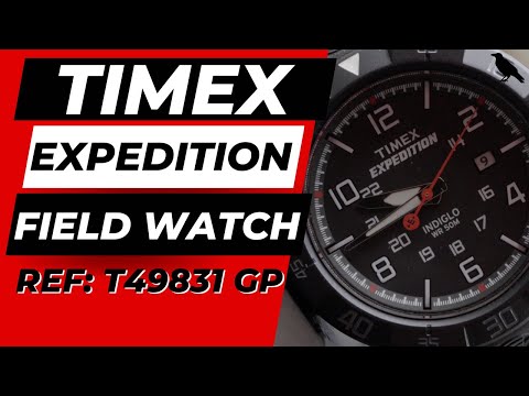 Timex Men's T49831 Expedition Rugged Analog Black Resin Strap Watch video review thumbnail