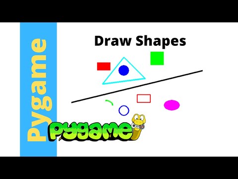 How to Draw Different Shapes in Pygame. Lines,...