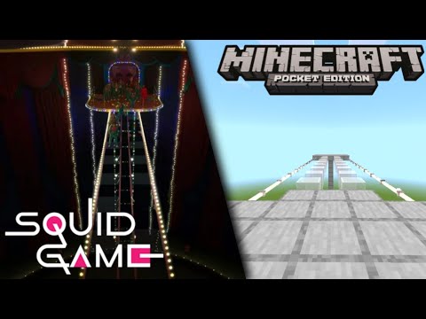 Squid Game's Glass Bridge Map for MCPE🔥 | Видео