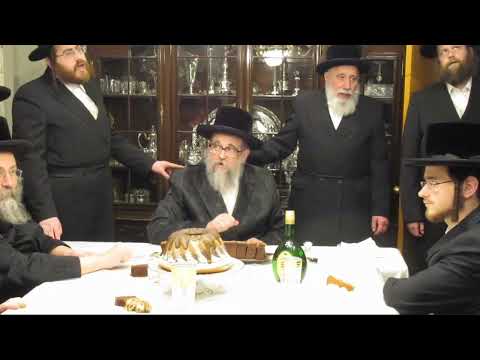 Skver BP Rebbe Celebrates The Engagement Of His Attendant's Grandson - Shvat 5783
