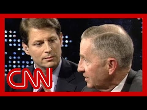 Ross Perot battles Al Gore in 1993 NAFTA debate