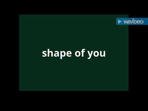 Transformers shape of you