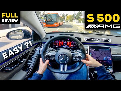 2021 MERCEDES S Class AMG NEW S500 Long CITY POV Drive! EASY or DIFFICULT?! FULL In-Depth Review