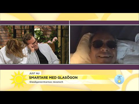 Steffo från hotellsängen: "Jag är hos Ebba Busch Thor, inte ÄN alltså" - Nyhetsmorgon (TV4)