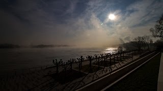 preview picture of video 'Nebel über dem Rhein / Wesseling HD Time-Lapse 07.04.2015'