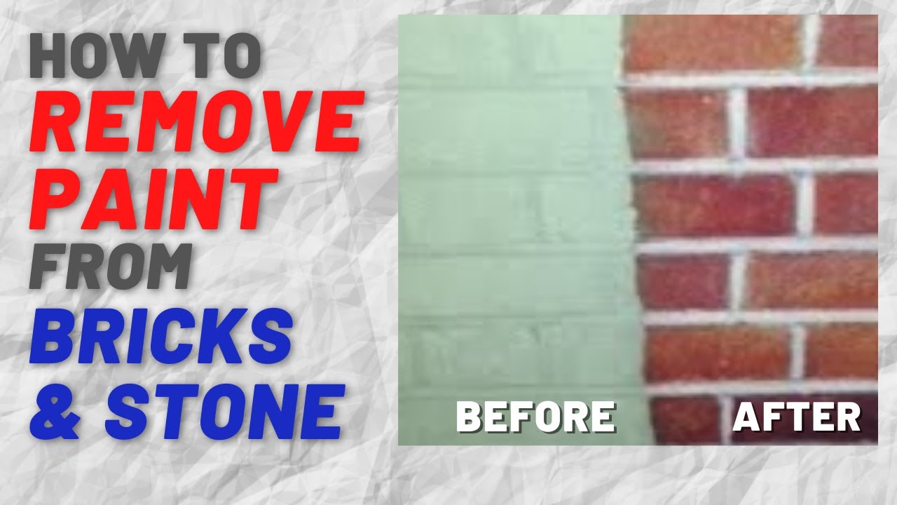 Paint Stripper - How To Remove Old Paint from Brick and Brickwork - Product Link in Description