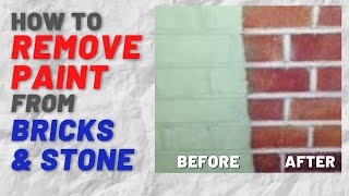Paint Stripper - How To Remove Old Paint from Brick and Brickwork - Product Link in Description