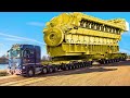 Extreme Dangerous Transport Operations Oversize Truck Skills World Biggest Heavy Equipment Machines