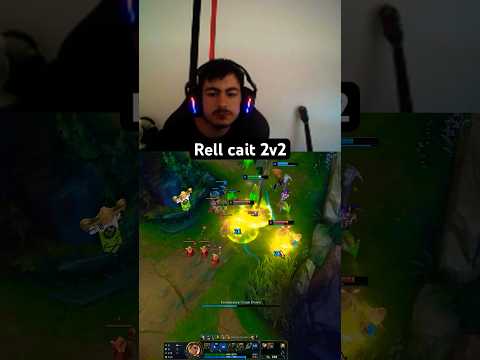 2v2 bot fight Rell Caitlyn vs Draven Leona #rell  #league  #leagueoflegends
