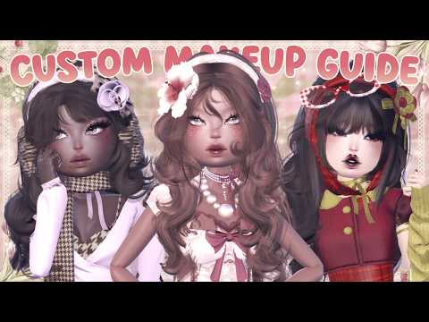 *CUSTOM MAKEUP* Tips From A *TOP MODEL* In Dress To Impress! (Guide + Tutorials) 