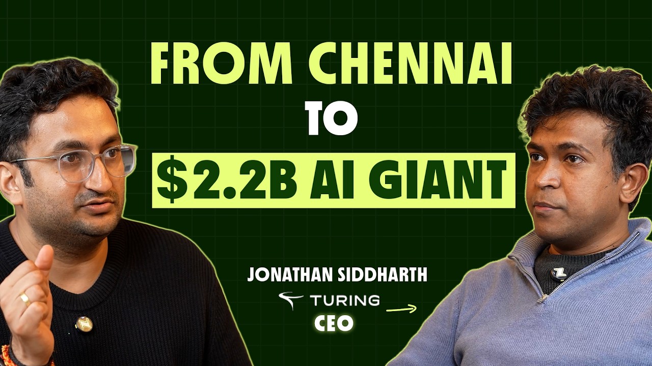 From Chennai To The Heart Of The AGI Race | Turing CEO Jonathan Siddharth