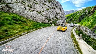 Gotthard Tremola oldest Alpine Road - Audi TT -  &quot;Resurrection - The Temper Trap&quot;  4K (11 min)