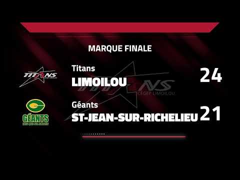 RSEQ D1 Football 🏈 Saint-Jean @ Limoilou [2024-09-14]