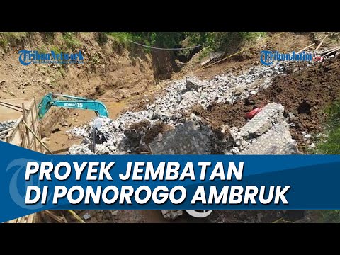 Proyek Jembatan di Ponorogo Ambruk, Dua Pekerja Tewas