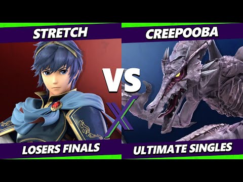 S@X 496 Losers Finals - Creepooba (Ridley) Vs. Stretch (Marth) Smash Ultimate - SSBU