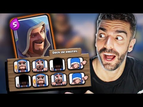 COMPREI OS NOVOS EMOTES E MOSTREI O MELHOR DECK DE MAGO DO CLASH ROYALE!