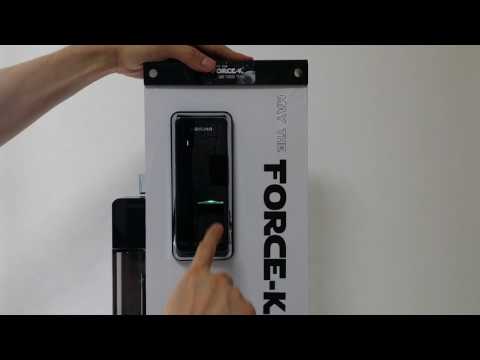 Накладной биометрический замок со сканером отпечатков пальцев H-Gang Sync TR812