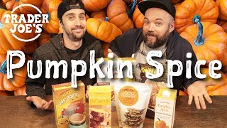 Vegan Trader Joe's Pumpkin Spice Haul and Taste Test