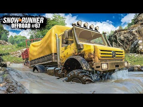 SNOWRUNNER #67: Rettungsaktion im Schlamm: Unimog steckt fest! | OFFROAD Simulation