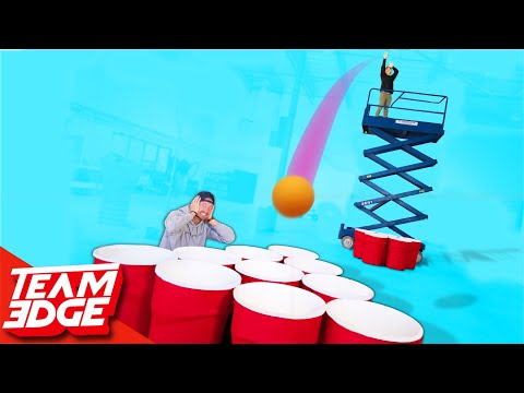 Giant Cup Pong With a Skylift! | Punishment edition!!