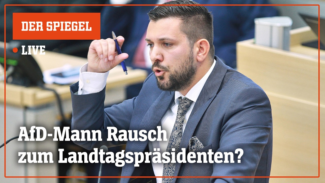 Livestream: Sachsen-Anhalt: AfD-Mann Rausch zum Landtagspräsidenten? | DER SPIEGEL