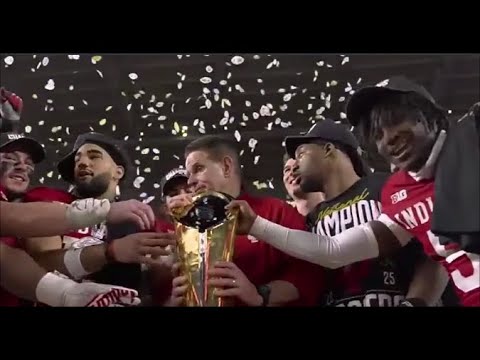 Indiana 2026 CFP National Championship Trophy Ceremony | Fernando Mendoza, Curt Cignetti Postgame