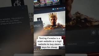 Testing To See if Eneba Is A Scam or Legit Website to Buy Steam Keys For Cheap | DYMABASE SHORTS