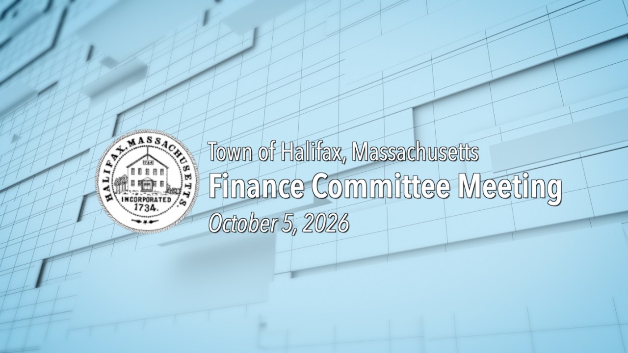 From the Finance Committee