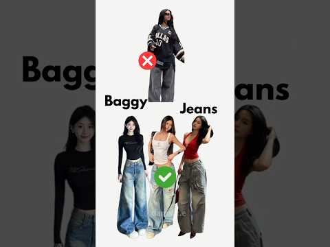 5 Better Ways to Wear Baggy Jeans #stylingtips #ulzzangfashion #ulzzang  #koreanstyle #outfitideas