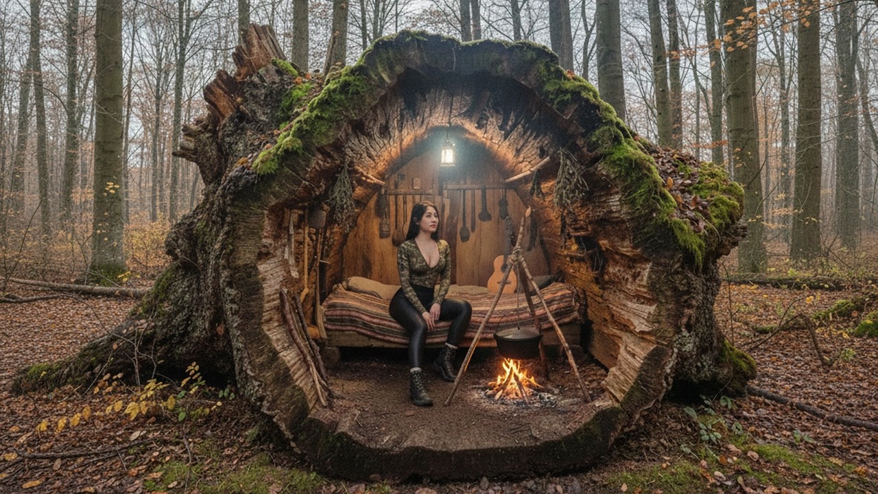 Full video | Build the most unique shelters. Bushcraft survival skills in nature