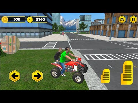 ATV Taxi Driver Simulator 2021 - Realistic Taxi Driving Game - Android Gameplay #20