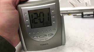 Timex T311T Bedside Alarm Clock Radio